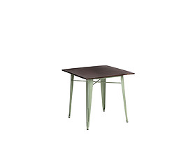 stół 76 zielony/sosna orzech Paris Wood