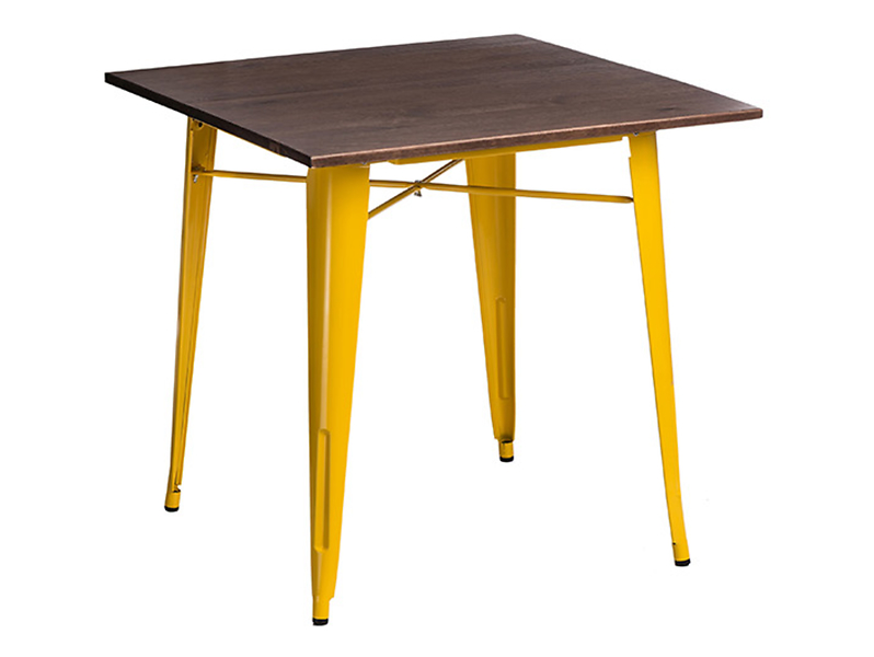 stół 76 żółty/sosna orzech Paris Wood, 145785