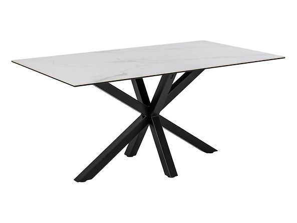 stół Erlan, Kolor wybarwienia biały/czarny, 148100