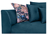 sofa Royal IV, Tkanina Monoli 77 Navy/ Print Blossom 61 Pink  Navy, 148706