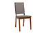 krzesło tapicerowane Forn szare/dąb stirling, Kolor wybarwienia Sawana 05 Grey/dąb stirling, 151271