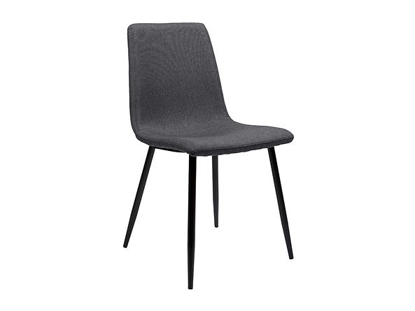 krzesło szary Krum, Kolor wybarwienia szary/czarny, 151299