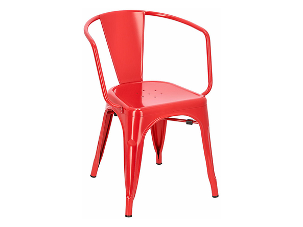 krzesło czerwony Paris Arms, 151889