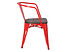 krzesło czerwony/sosna szczotkowana Paris Arms Wood, 152209
