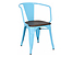 krzesło niebieski/sosna szczotkowana Paris Arma Wood, 152249