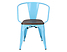 krzesło niebieski/sosna szczotkowana Paris Arma Wood, 152250