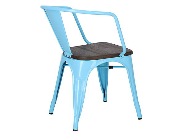 krzesło niebieski/sosna szczotkowana Paris Arma Wood, 152253