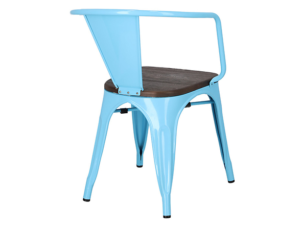 krzesło niebieski/sosna szczotkowana Paris Arma Wood, 152254