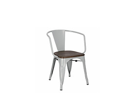 krzesło szary/sosna szczotkowana Paris Arma Wood