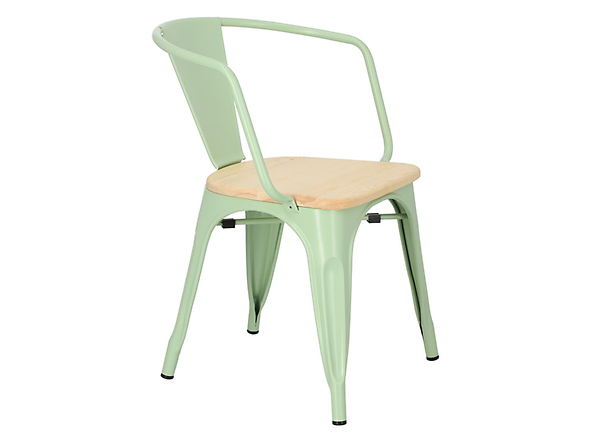 krzesło zielony/sosna naturalna Paris Arma Wood, 152283