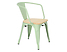 krzesło zielony/sosna naturalna Paris Arma Wood, 152283