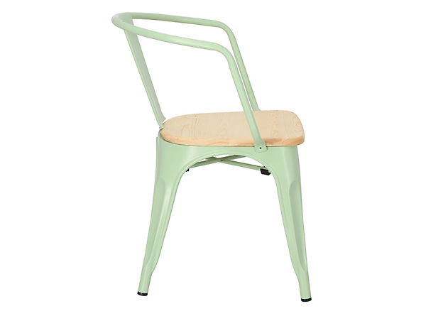 krzesło zielony/sosna naturalna Paris Arma Wood, 152284