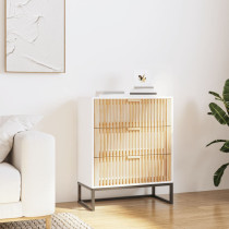 Komoda Biały 60 x 30 x 75 cm Materiał drewnopochodny vidaXL