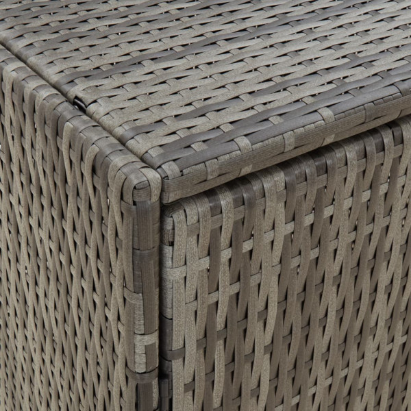 Szafka do przechowywania Szary 198 x 55.5 x 80 cm Polirattan vidaXL, 1531025