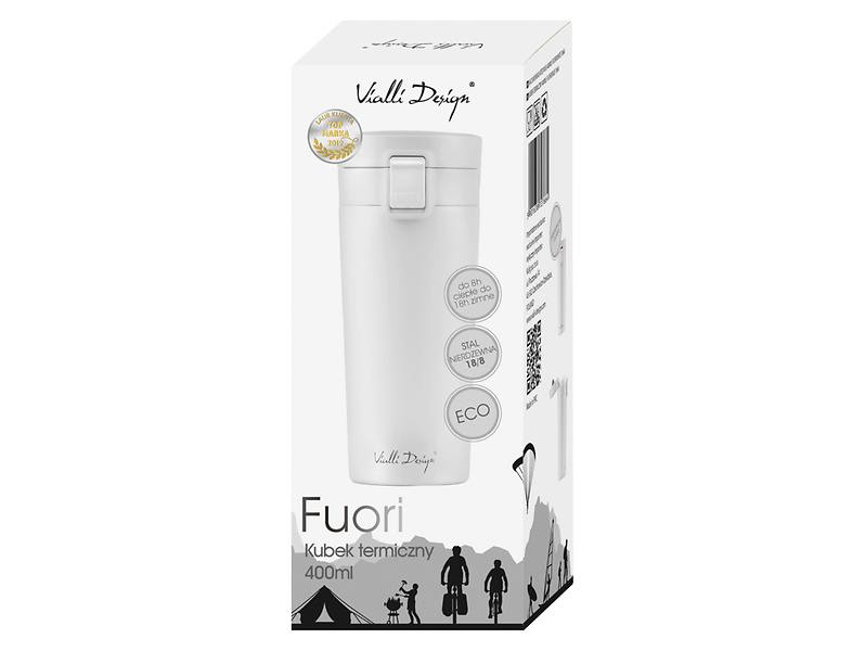 Kubek termiczny Fuori 400 ml biały, 154263