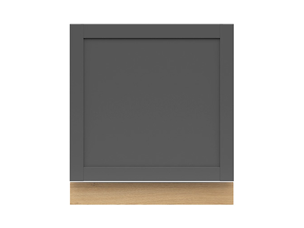 front do zmywarki z odkrytym panelem Semi Line, Kolor frontów grafit, 156760