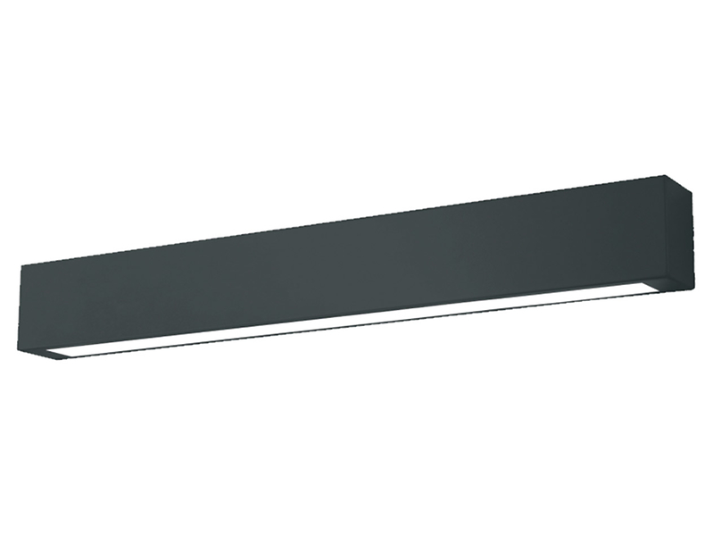 kinkiet łazienkowy Ibros  LED 120cm metalowy czarny, 157340