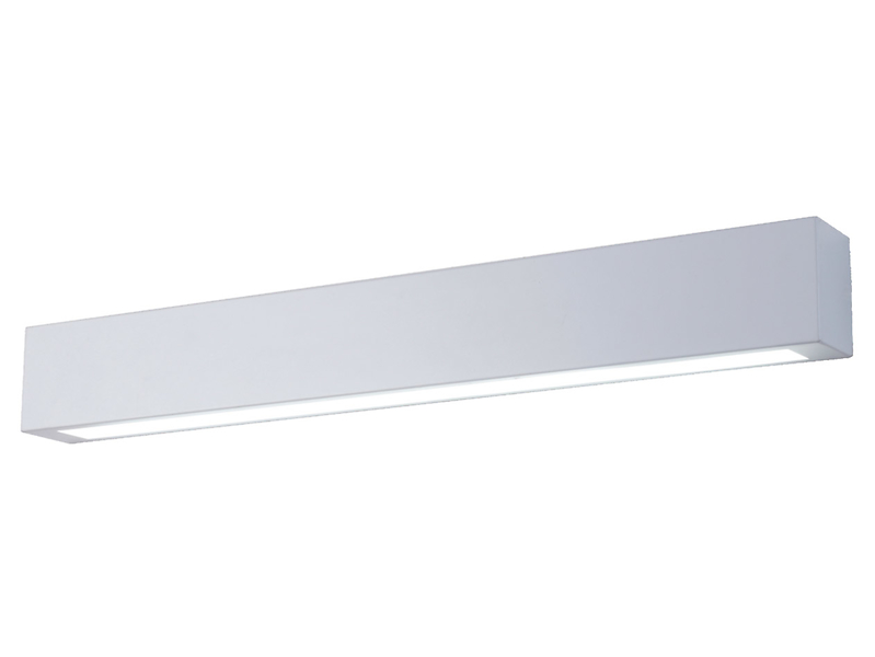 kinkiet łazienkowy Ibros LED 93cm metalowy biały, 157342