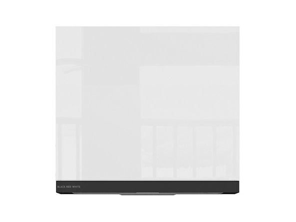 szafka górna z okapem Tapo Special, Kolor korpusów biały alpejski, Kolor frontów biały ecru, 158000
