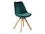Inny kolor wybarwienia: zestaw 2 krzeseł zielony velvet Dima