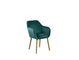 krzesło velvet ciemny zielony Emilia