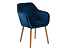 Inny kolor wybarwienia: krzesło velvet granatowy Emilia