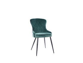 krzesło zielony velvet Lotus