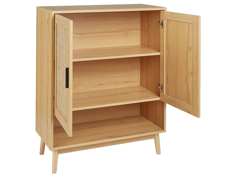 Szafka dwudrzwiowa rattan plecionka boho, 1688106