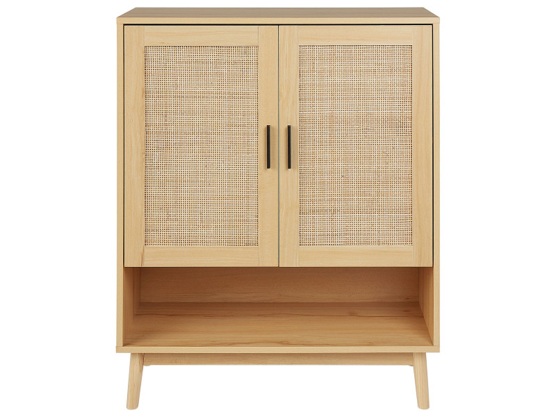 Szafka dwudrzwiowa rattan plecionka boho, 1688107