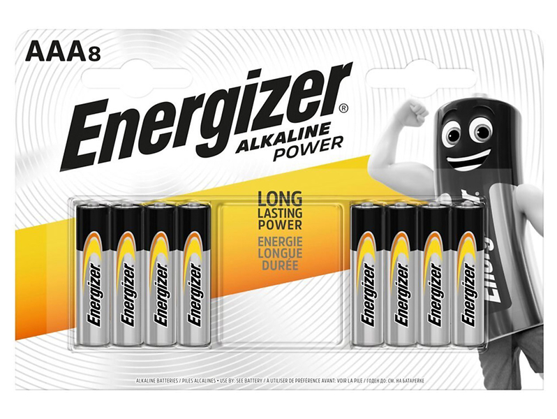Baterie alkaliczne Energizer AAA  8szt., 169825