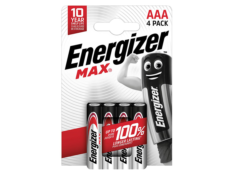 Baterie alkaliczne Energizer AAA  4szt., 169912