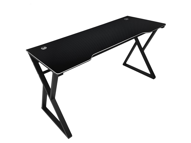 biurko gamingowe XDouble 160×60 czarne, 175195