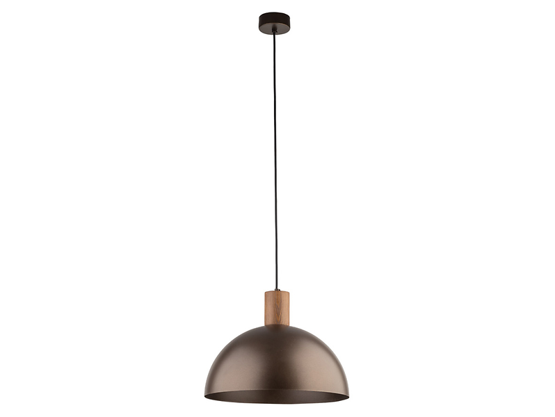 Lampa wisząca Oslo metalowa brązowa, 1779854