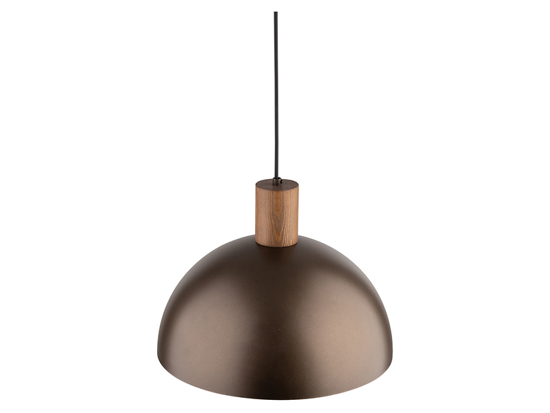 Lampa wisząca Oslo metalowa brązowa, 1779856
