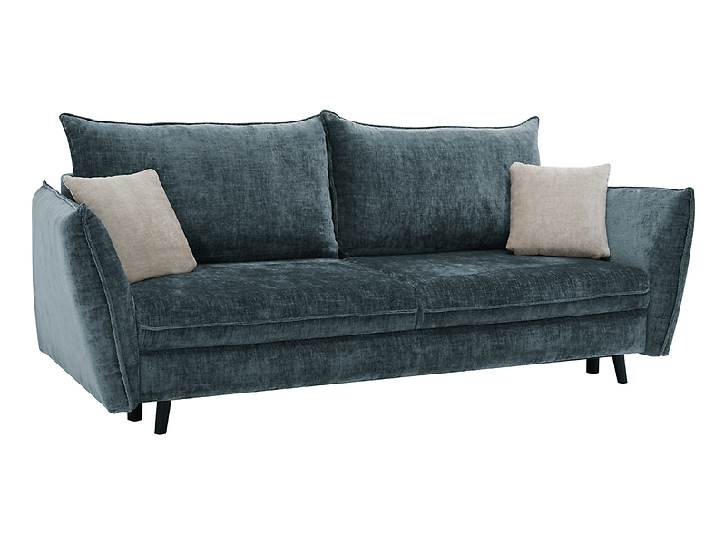 Sofa trzyosobowa Santana rozkładana z pojemnikiem niebieska 296845 ...