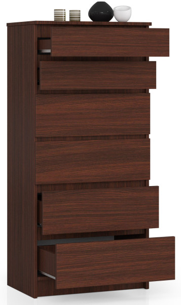 Komoda AKORD K60 Wenge 60 cm Wenge mat 60x40x130 cm, 1818692
