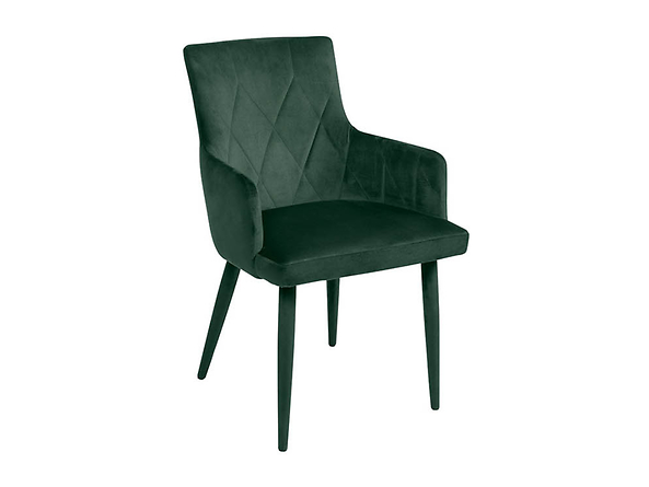 zestaw 2 krzeseł zielony Merlot, Kolor wybarwienia ciemny zielony, 184271