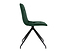 zestaw 2 krzeseł zielony Macho, Kolor wybarwienia ciemny zielony/czarny, 184321