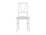 krzesło (samodzielny montaż) Filo S, Kolor wybarwienia Sawana 84/biały, 188920