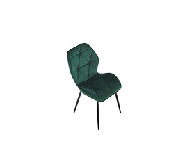krzesło velvet ciemny zielony K-453