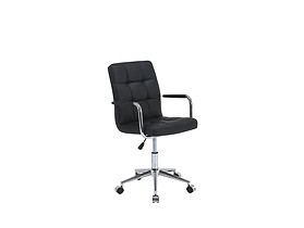 fotel gabinetowy czarny Q-022