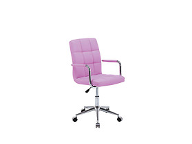 fotel gabinetowy różowy Q-022