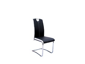 krzesło czarny/biały H-341