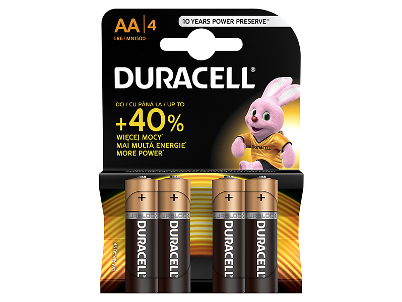 baterie Duracell Basic AA/LR6, 202180