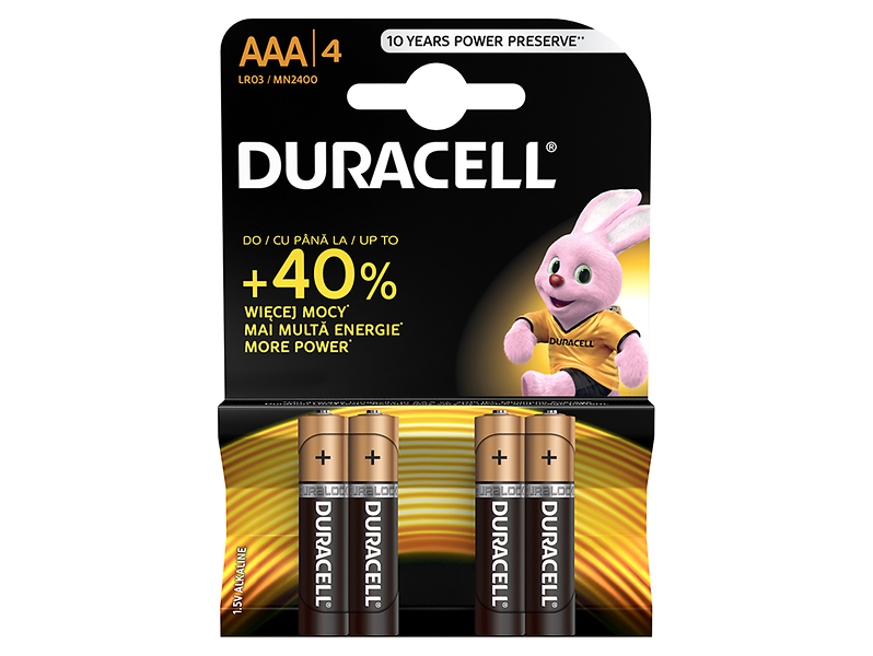baterie Duracell Basic AAA/LR03, 202181