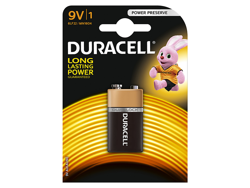 baterie Duracell Basic 9V, 202185