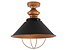 Produkt: lampa sufitowa Garret stalowa czarno-miedziana