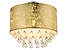 Produkt: lampa sufitowa Amy z tkaniny złota