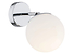 Inny kolor wybarwienia: kinkiet łazienkowy Satelite metalowo-szklany srebrny