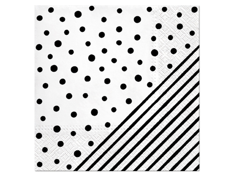 serwetki 20szt. Dots And Stripes, 206364